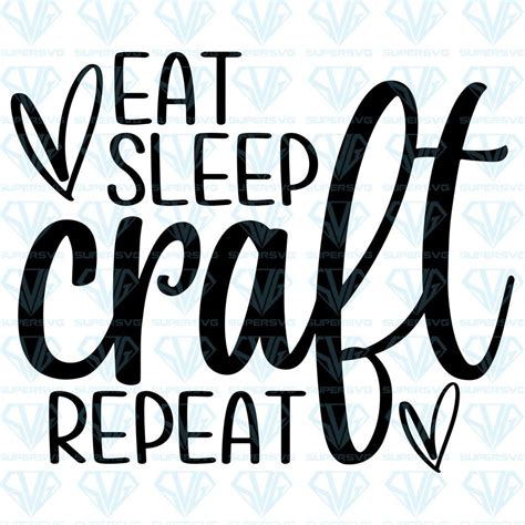 Download Free Eat Sleep Cheat Repeat Printable Crafts